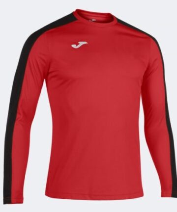 ACADEMY LONG SLEEVE T-SHIRT RED BLACK S