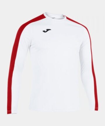 ACADEMY LONG SLEEVE T-SHIRT WHITE RED 2XS