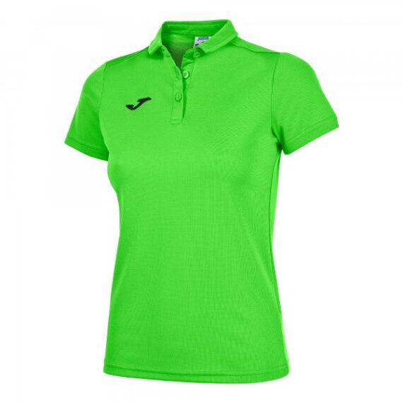 HOBBY WOMEN POLO SHIRT GREEN FLUOR S/S 2XS