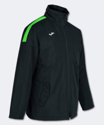 TRIVOR ANORAK BLACK FLUOR GREEN 2XS