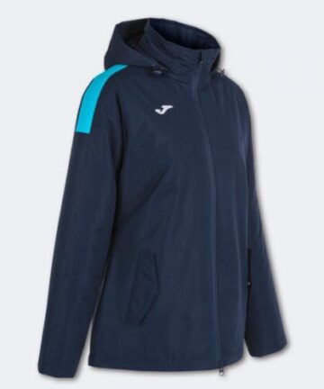 TRIVOR ANORAK NAVY FLUOR TURQUOISE L