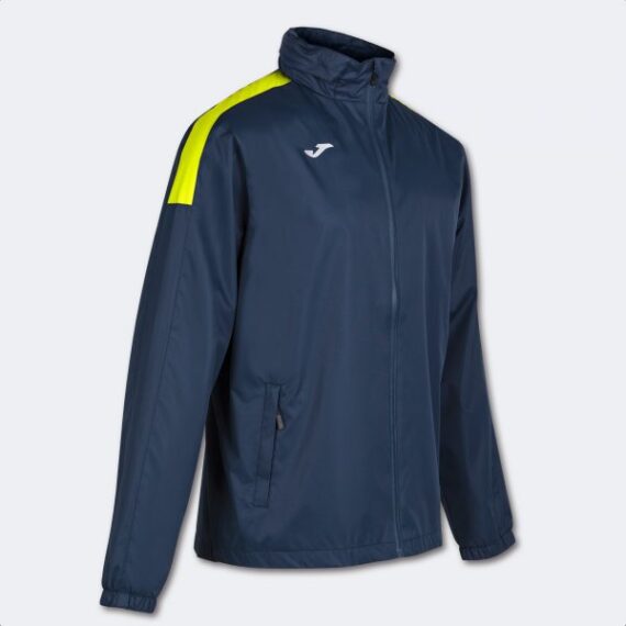 TRIVOR RAINCOAT NAVY FLUOR YELLOW XS