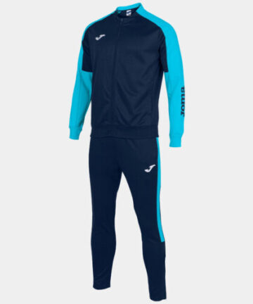 ECO CHAMPIONSHIP TRACKSUIT NAVY-FLUOR TURQUOISE modrá-tyrkysová 2XL