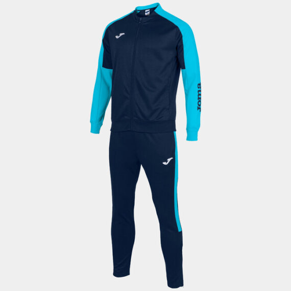 ECO CHAMPIONSHIP TRACKSUIT NAVY-FLUOR TURQUOISE modrá-tyrkysová 2XL