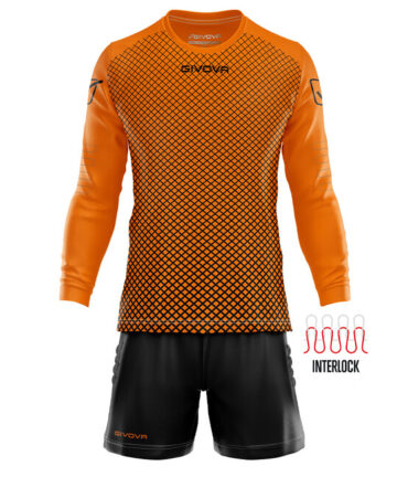 KIT MANCHESTER PORTIERE ARANCIO/NERO Tg. XL