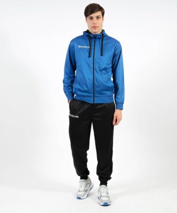 TUTA KING IN POLARFLEECE (SORRENTO) AZZURRO/NERO Tg. XS