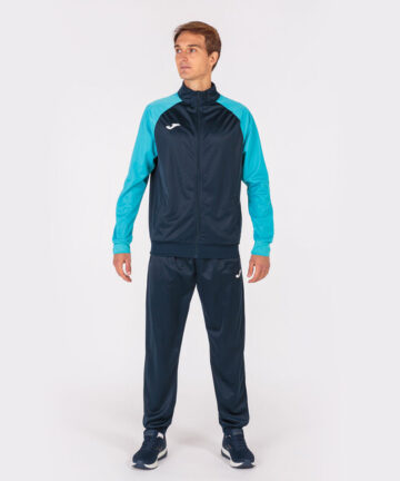 ACADEMY IV TRACKSUIT NAVY FLUOR TURQUOISE XS