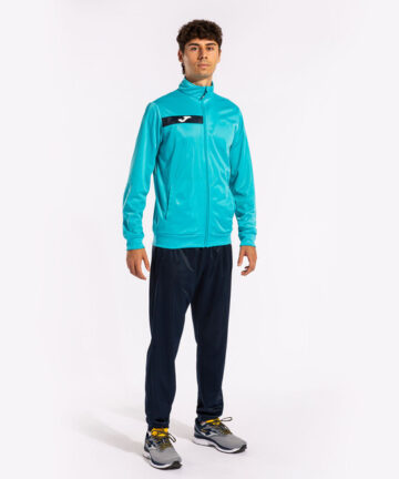 COLUMBUS TRACKSUIT FLUOR TURQUOISE-NAVY 2XL