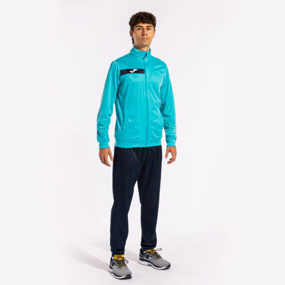 COLUMBUS TRACKSUIT FLUOR TURQUOISE-NAVY 5XS