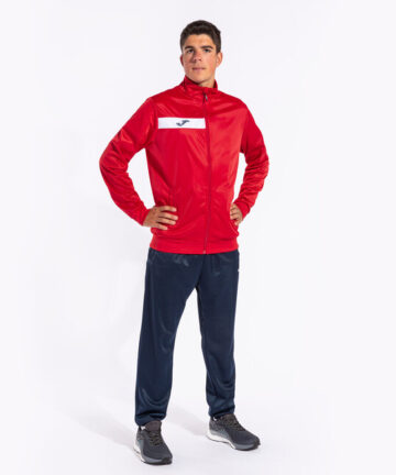 COLUMBUS TRACKSUIT RED NAVY 2XL