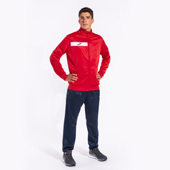 COLUMBUS TRACKSUIT RED NAVY 2XL