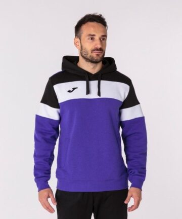 CREW IV HOODIE SWEATSHIRT PURPLE-BLACK fialová-čierna L