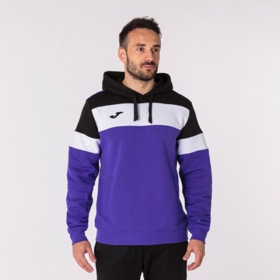 CREW IV HOODIE SWEATSHIRT PURPLE-BLACK fialová-čierna L