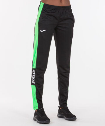 LONG PANT CHAMPIONSHIP IV BLACK-FLUOR GREEN WOMAN XS