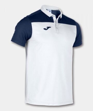 POLO SHIRT HOBBY II WHITE-NAVY S/S 2XS