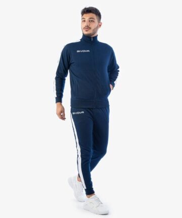 TUTA SWEAT REVOLUTION modrá-biela XXL