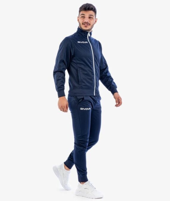 TUTA TORINO TRIACETATO BLU/BIANCO Tg. 2XL