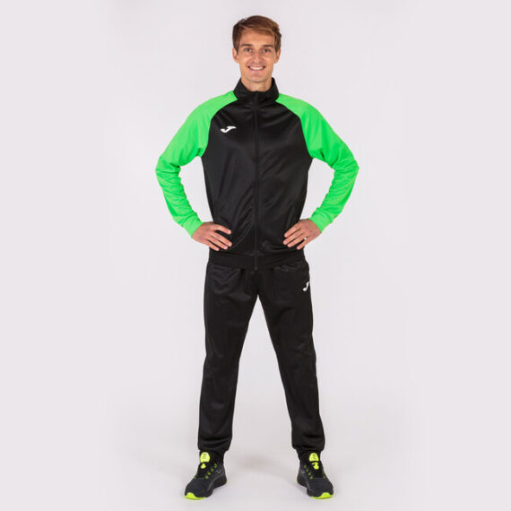 ACADEMY IV TRACKSUIT súprava čierna fluo zelená 2XL