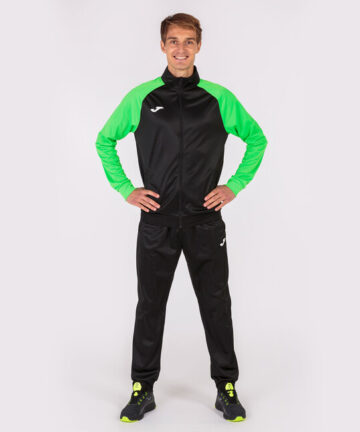 ACADEMY IV TRACKSUIT súprava čierna fluo zelená XS