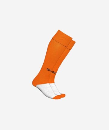 CALZA CALCIO štulpne / ponožky fluo oranžová SENIOR