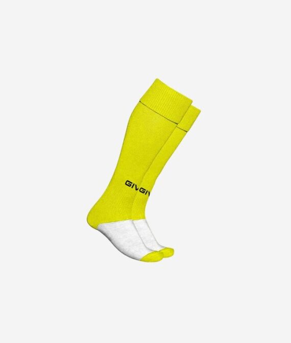 CALZA CALCIO štulpne / ponožky fluo žltá BABY