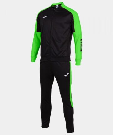 ECO CHAMPIONSHIP TRACKSUIT súprava čierna fluo zelená M