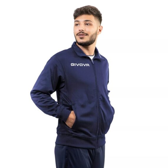 GIACCA POLARFLEECE MONO 500 mikina modrá L