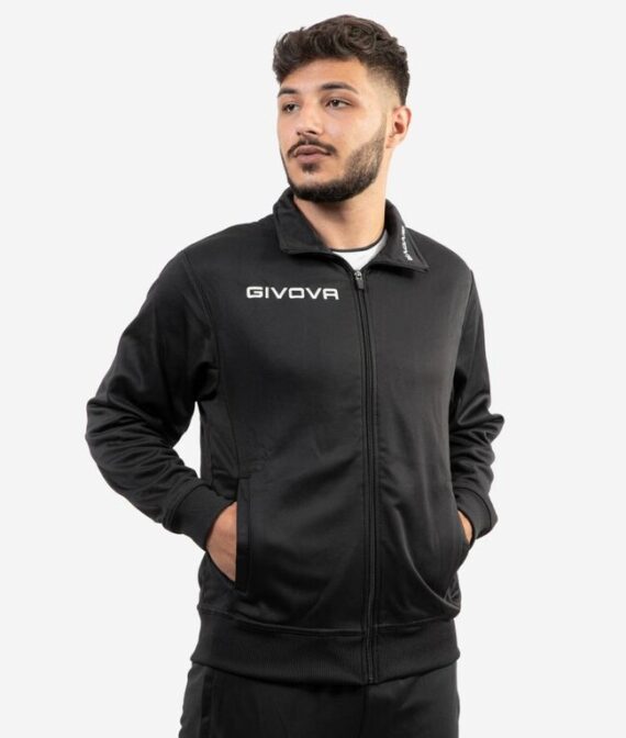 GIACCA POLARFLEECE MONO 500 mikina čierna 2XL