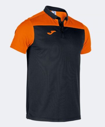 HOBBY II SHORT SLEEVE POLO tričko čierna oranžová 4XS