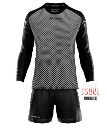 KIT MANCHESTER PORTIERE brankársky dres šedá/čierna M