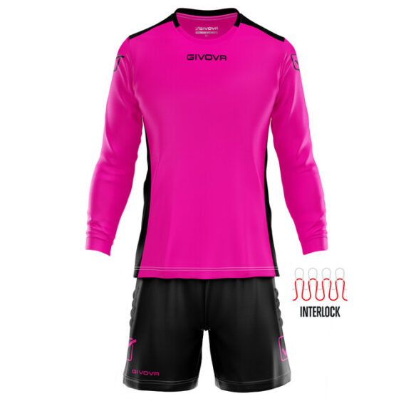 KIT PORTIERE HYGUANA brankársky dres fuchsiová/čierna L