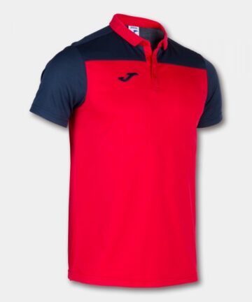 HOBBY II SHORT SLEEVE POLO polo tričko red navy XS