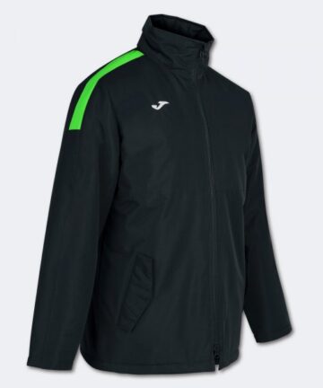 ANORAK TRIVOR bunda čierna fluo zelená XS