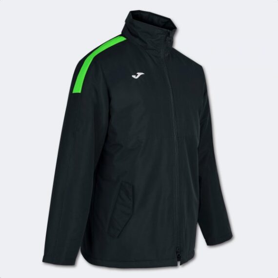 ANORAK TRIVOR bunda čierna fluo zelená XS